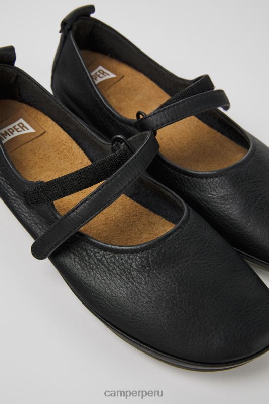 negro BX628996 Camper right bailarinas de piel negro para mujer novedades
