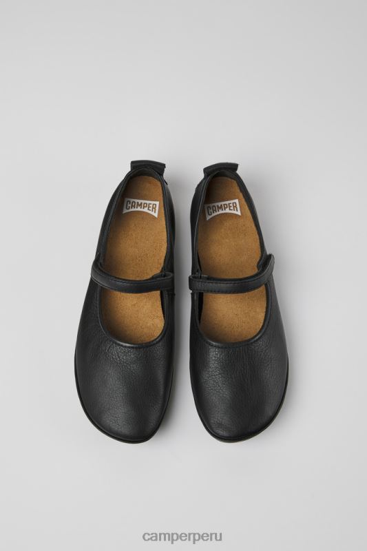 negro BX628996 Camper right bailarinas de piel negro para mujer novedades