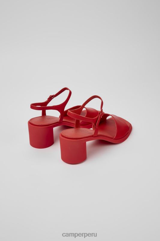 rojo BX62884 Camper sandalias meda de piel rojo para mujer novedades