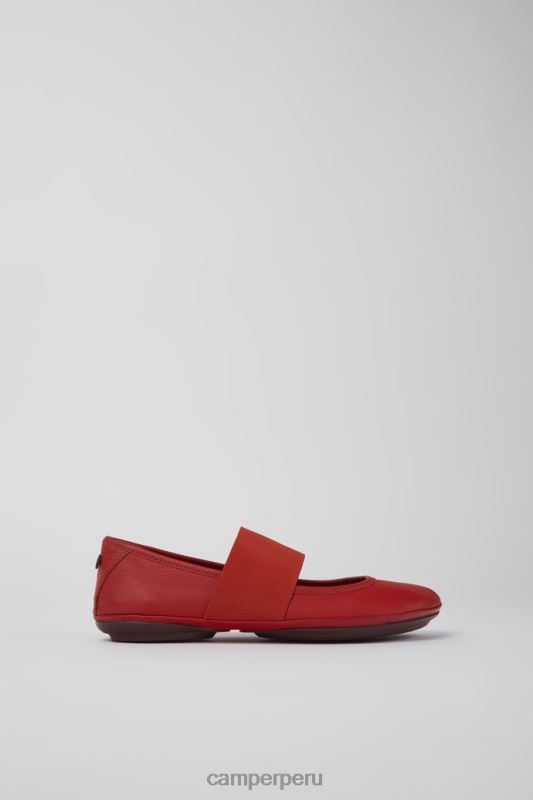 rojo BX62898 Camper zapatos de cuero rojos para mujer recién llegados