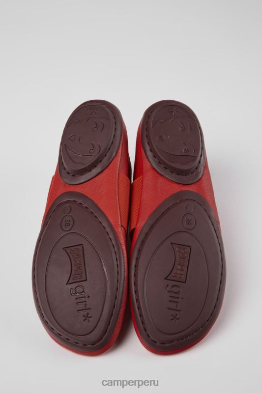 rojo BX62898 Camper zapatos de cuero rojos para mujer recién llegados