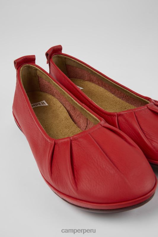 rojo BX628991 Camper derecha bailarinas de piel roja para mujer novedades