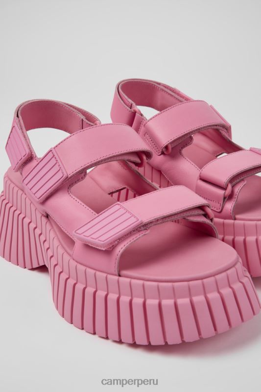 rosa BX628941 Camper Sandalias exclusivas bcn de piel rosa para mujer.