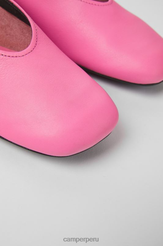 rosa BX628973 Camper Bailarinas casi myra de piel rosa exclusivas para mujer