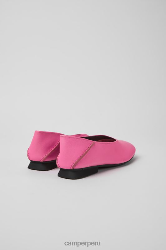 rosa BX628973 Camper Bailarinas casi myra de piel rosa exclusivas para mujer