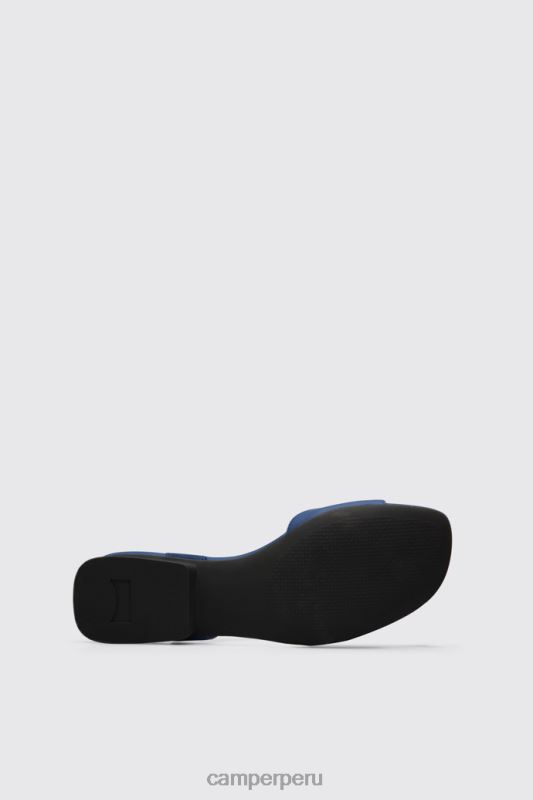 textil BX62843 Camper Sandalia tiras en T textil azul mujer casi myra novedades