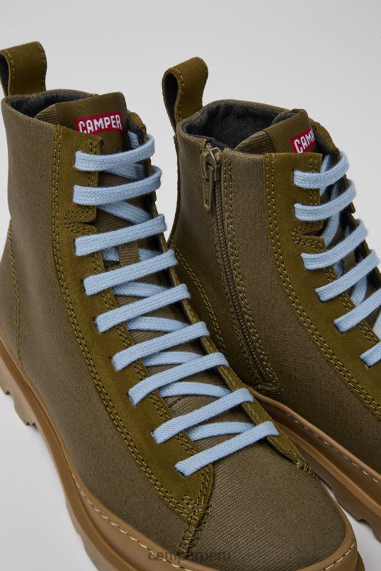 verde BX62837 Camper botas de diseño brutus verdes para mujer