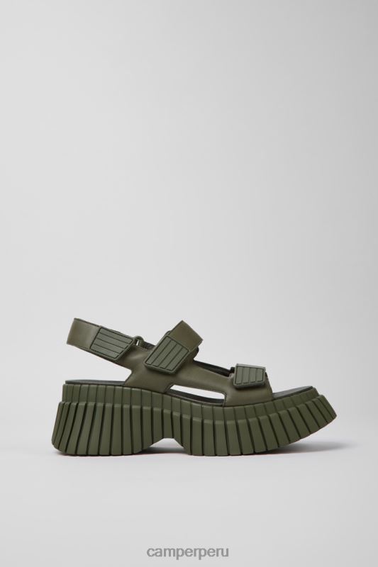verde BX628942 Camper Sandalias bcn de piel verde para mujer novedades
