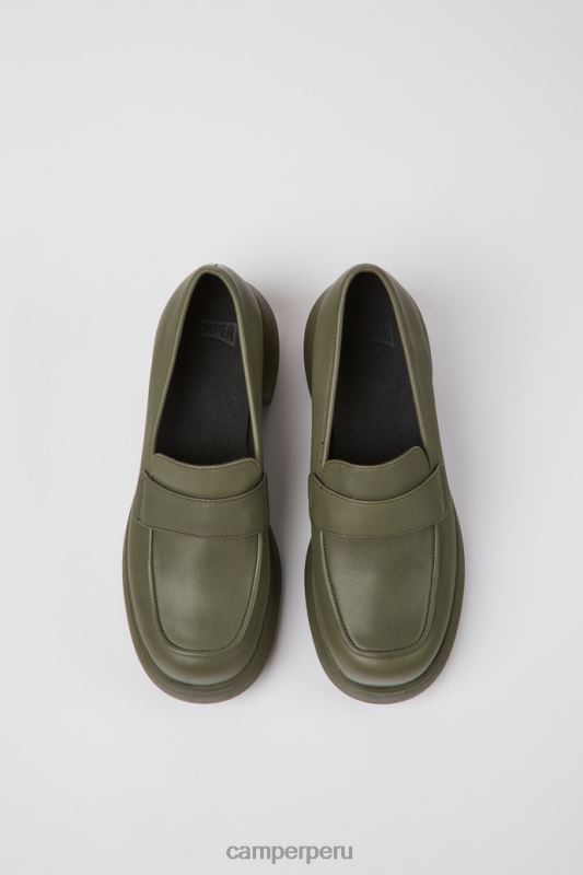 verde BX628950 Camper zapatos thelma de piel verde para mujer novedades