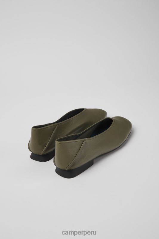 verde BX628974 Camper Bailarinas casi myra exclusivas de piel verde para mujer