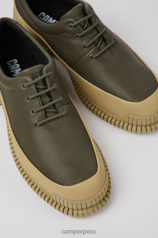 verde BX628980 Camper Zapatos exclusivos pix de piel verde y beige para mujer.